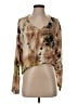 Hyfve 100% Viscose Tan 3/4 Sleeve Blouse Size S (estimated) - photo 1