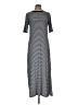 Gap Stripes Gray Casual Dress Size L - photo 1