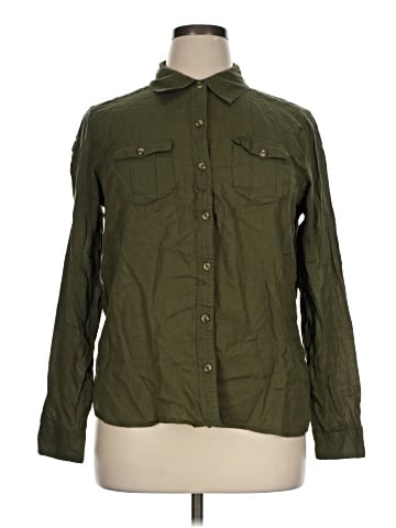 Japna Long Sleeve Button-Down Shirt (view 1)