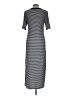 Gap Stripes Gray Casual Dress Size L - photo 2