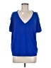 Express One Eleven Blue Short Sleeve Top Size M - photo 1