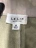 Le Lis 100% Polyester Solid Green Khaki Shorts Size M - photo 3