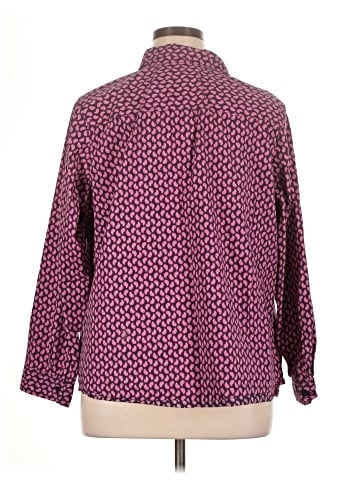 Croft & Barrow 3/4 Sleeve Button-Down Shirt (view 2)