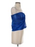 SOLADO Blue Sleeveless Top Size XS - photo 4