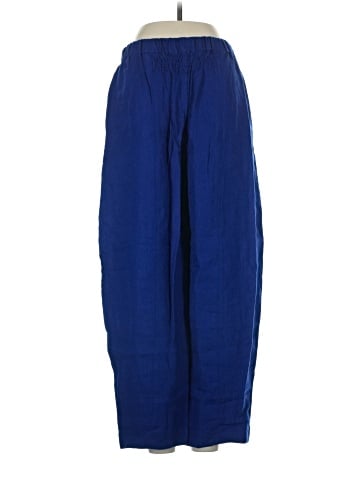 Madewell Barrel-Leg Crop Pants in 100% Linen (view 2)
