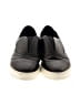 Vince. 100% Leather Solid Black Sneakers Size 9 1/2 - photo 2