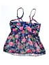 Unbranded Floral Blue Swimsuit Top Size 2X - photo 2
