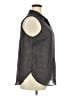 H&M Polka Dots Gray Sleeveless Button-Down Shirt Size 18 - photo 4