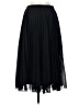 ASOS 100% Polyester Solid Black Formal Skirt Size 4 - photo 1