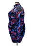 City Chic Graphic Blue Cocktail Dress Size 18 Plus (M) - photo 5