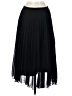 ASOS 100% Polyester Solid Black Formal Skirt Size 4 - photo 2
