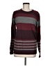 Levi's 100% Cotton Stripes Burgundy Pullover Sweater Size M - photo 1