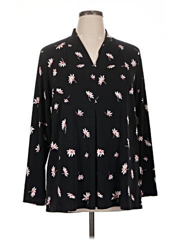 Cj Banks Long Sleeve Blouse (view 1)