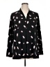 Cj Banks Floral Black Long Sleeve Blouse Size 1X - photo 1