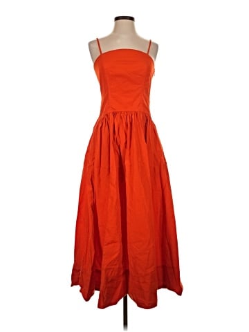 Madewell Poplin Seamed Maxi Dress (view 1)