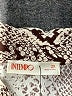 Intempo 100% Polyester Animal Print Brown Long Sleeve Blouse Size 2X - photo 7