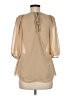 Penelope Project 100% Polyester Tan 3/4 Sleeve Blouse Size M - photo 2