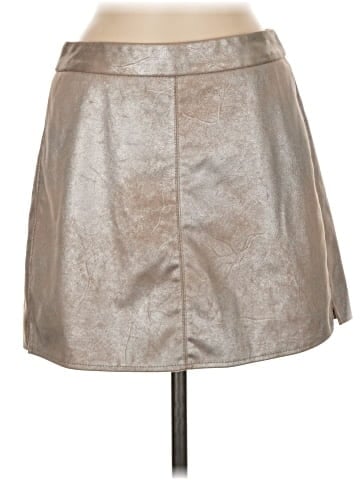 Cupcakes & Cashmere Faux Leather Skirt (view 1)