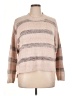 Splendid Stripes Tan Cashmere Pullover Sweater Size XL - photo 1