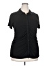 Torrid Black Short Sleeve Blouse Size 2X Plus (2) - photo 1