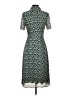 Jason Wu 100% Polyester Print Blue Casual Dress Size 2 - photo 2