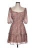 Trixxi 100% Polyester Paisley Brown Casual Dress Size L - photo 1