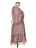 Trixxi 100% Polyester Paisley Brown Casual Dress Size L - photo 4