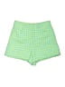 Zara Checkered-gingham Green Shorts Size S - photo 1