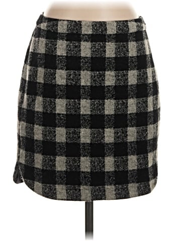Madewell Shirttail Skirt in Buffalo Plaid (view 1)