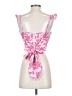 Shein 100% Polyester Pink Sleeveless Blouse Size 4 - photo 2