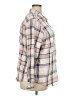 Ridgecut 100% Cotton Plaid Ivory Purple 3/4 Sleeve Button-Down Shirt Size 2X - photo 4