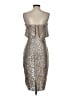 Lulus 100% Polyester Metallic Silver Cocktail Dress Size XS - photo 2