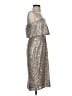Lulus 100% Polyester Metallic Silver Cocktail Dress Size XS - photo 4