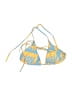 Unbranded Graphic Yellow Swimsuit Top Size M - photo 2