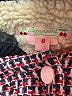 Bonpoint Houndstooth Burgundy Jacket Size 8 - photo 3