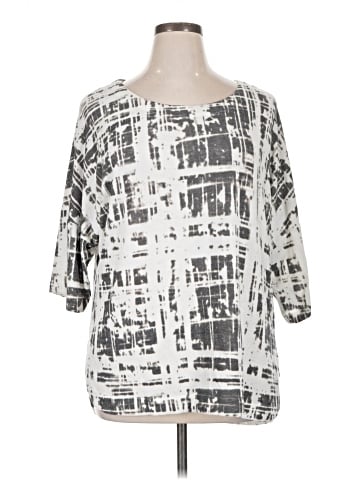 Rose + Olive 3/4 Sleeve Blouse (view 1)