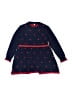 Unbranded Hearts Blue Dress Size 130 cm / US 8 - photo 1