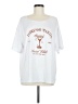 Shein White Short Sleeve Top Size M - photo 1