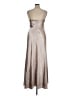 Birdy Grey 100% Polyester Metallic Silver Cocktail Dress Size XL - photo 2