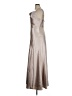 Birdy Grey 100% Polyester Metallic Silver Cocktail Dress Size XL - photo 5