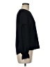 Ann Taylor 100% Polyester Black Long Sleeve Top Size M (petite) - photo 4