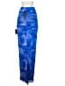 Lulus Tie-dye Blue Formal Skirt Size XS - photo 2
