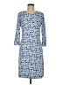 J. McLaughlin Print Blue Casual Dress Size M - photo 1