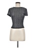 White Fox Gray Short Sleeve Top Size M - photo 1