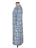 J. McLaughlin Print Blue Casual Dress Size M - photo 5
