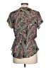 Assorted Brands Gray Short Sleeve Blouse Size L - photo 2