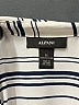 Alfani Stripes Silver Short Sleeve Blouse Size 12 - photo 7