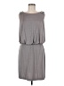 Cachet Solid Gray Casual Dress Size 8 - photo 1