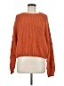 Moon & Madison 100% Acrylic Solid Orange Pullover Sweater Size M - photo 1