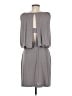 Cachet Solid Gray Casual Dress Size 8 - photo 2